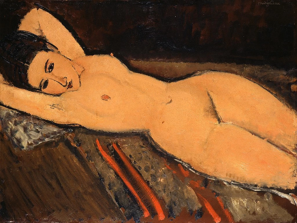 Amedeo Modigliani - Nudo disteso, Stiftung Sammlung E. G. Bührle, Zurigo
